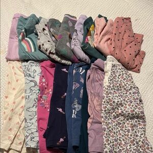 Girls Long Sleeve Shirts - 5T bundle (16 shirts)